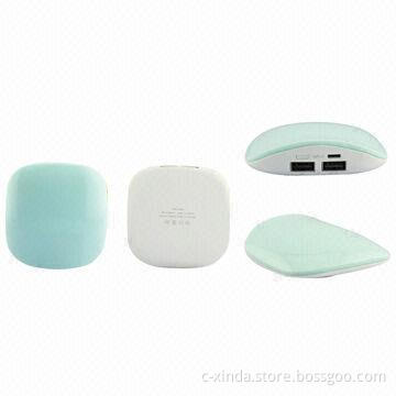 Power Banks with 3000mAh Capacity, 5V DC/1A Input, Various Colors are Available